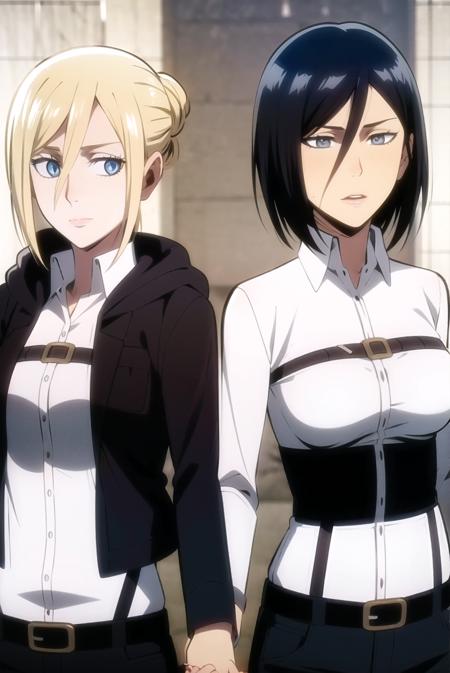 3978513631-3130746908-aot style, shingeki no kyojin,__annie leonhardt, christa renz,_2girls, ^ ^, ^o^, bangs, belt buckle, blonde hair, blue eyes, bor.png